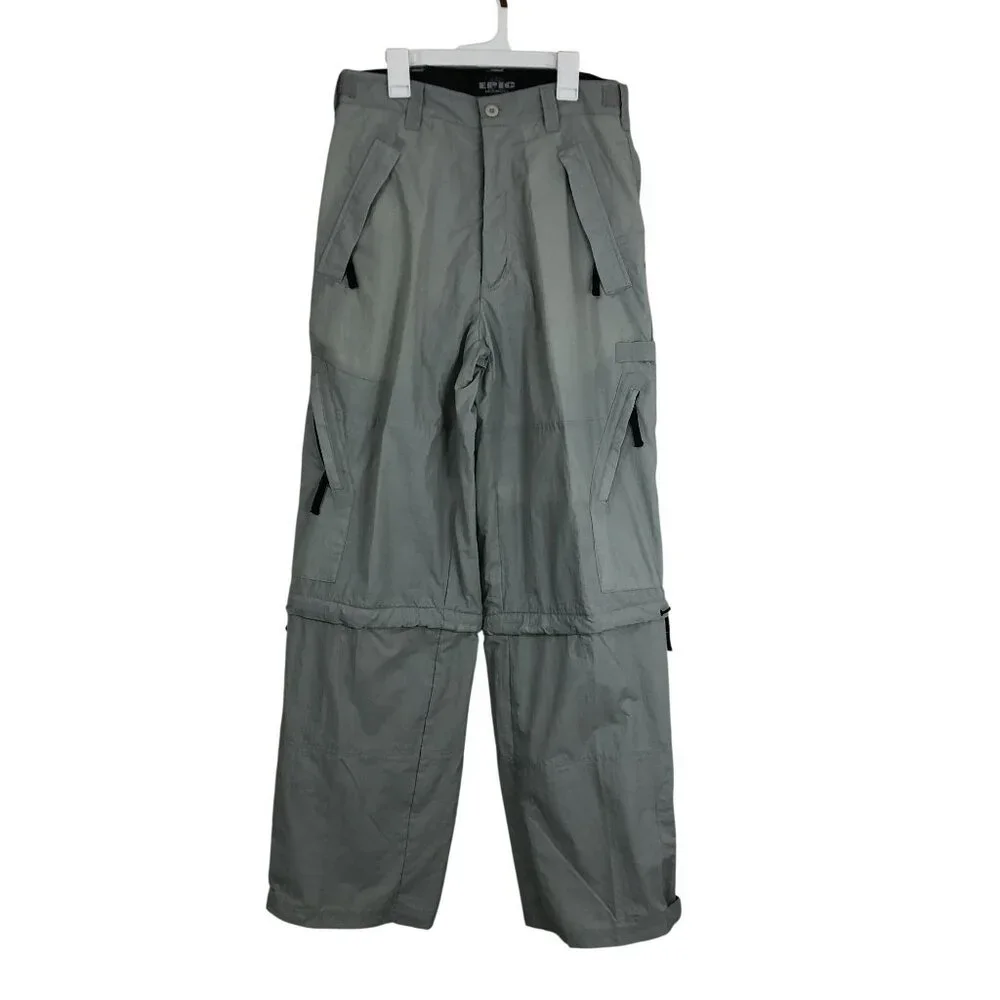 NWT Epic Designs Hiking Pants Cargo Convertible Mens Size S - Picture 1 of 16